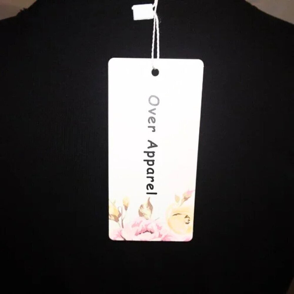 OVER APPAREL WOMEN'S BLACK BROWN SUGAR GRAPHIC T- SHIRT - SIZE M - Picture 4 of 4